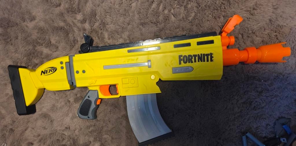 Nerf Fortnite AR-L gemotoriseerde blaster, Ophalen of Verzenden, Gebruikt, Jongen of Meisje