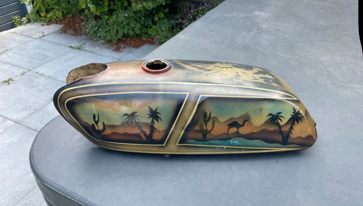 Yamaha fs1 special paint tank, Fietsen en Brommers, Ophalen of Verzenden, Tank, Yamaha