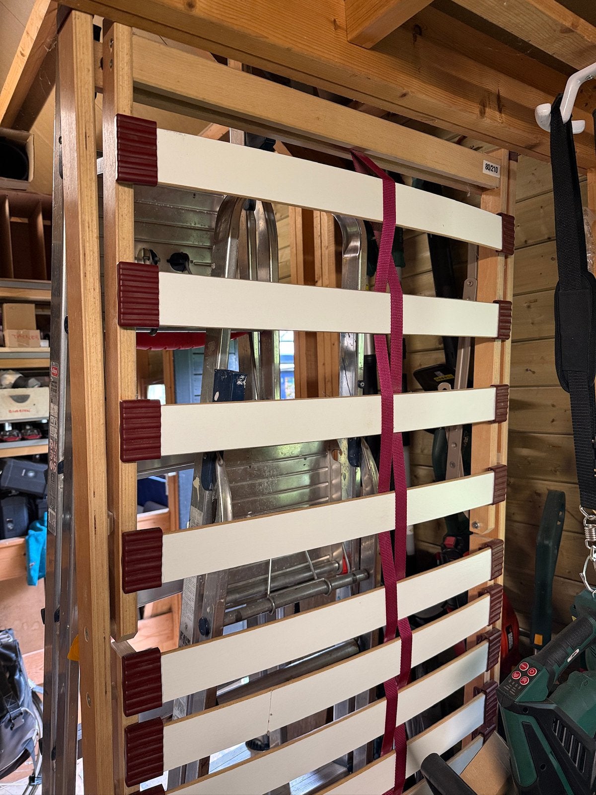 Elektrische lattenbodem 80x210, Huis en Inrichting, Slaapkamer | Matrassen en Bedbodems, Ophalen, Gebruikt, Eenpersoons, 210 cm