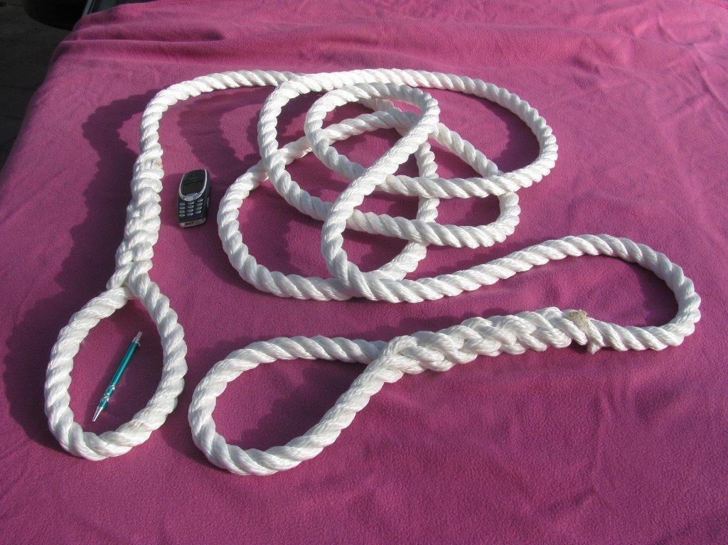 Extra sterk slijtvast meertouw polyester, Info@alletouw.nl, Nieuw, Ophalen of Verzenden, Trekwei 13