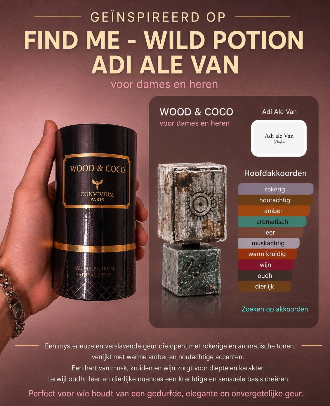 Wood&coco, Ophalen of Verzenden