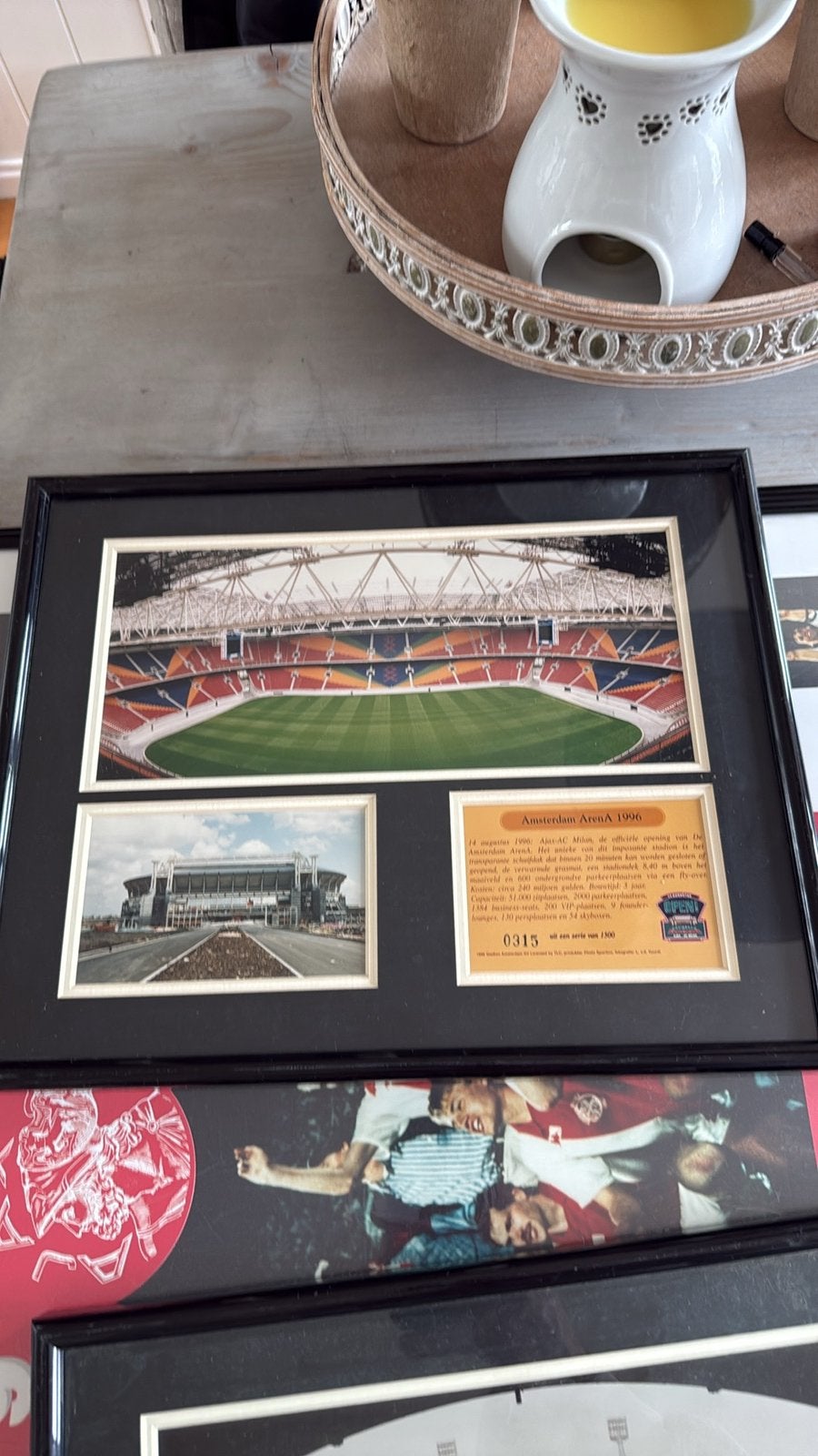 Ajax lijst amsterdam arena oplage 1500, Ophalen of Verzenden, Zo goed als nieuw, Ajax, Poster, Plaatje of Sticker