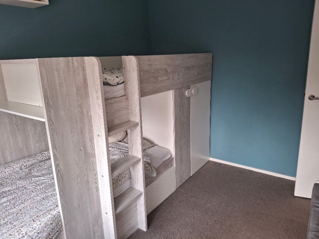 Stapelbed Maxim, Ophalen, 90 cm, 160 tot 180 cm, Tweepersoons