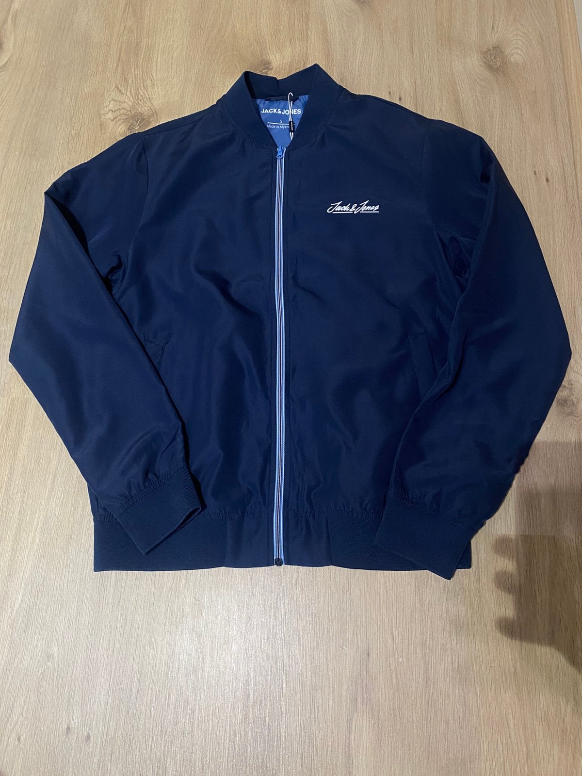 Jack & Jones jas, Ophalen of Verzenden, Zo goed als nieuw, Maat 46 (S) of kleiner, Blauw
