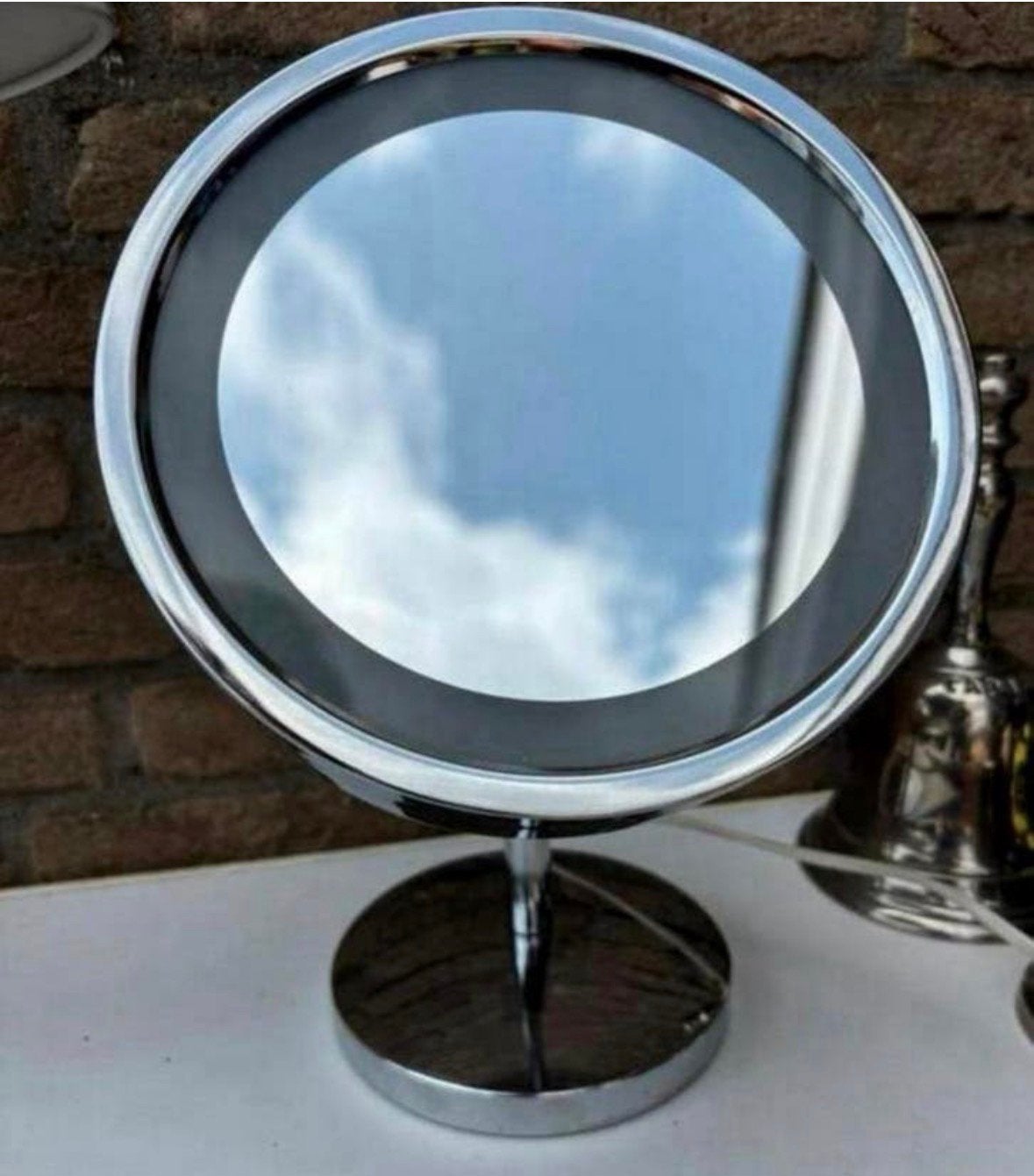 Make up Spiegel lamp met verlichting BM9500, Minder dan 50 cm, Rond, Ophalen of Verzenden, Zo goed als nieuw