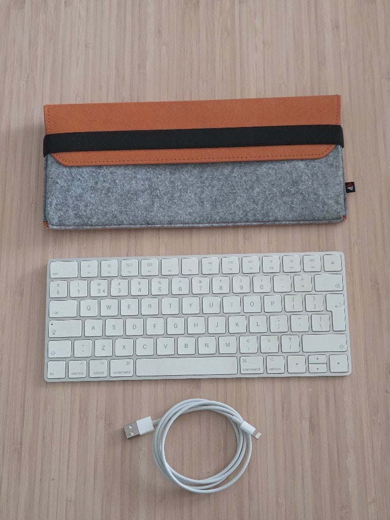 Apple Magic Keyboard A1644 + case, Computers en Software, Gebruikt, Verzenden, Draadloos, Qwerty