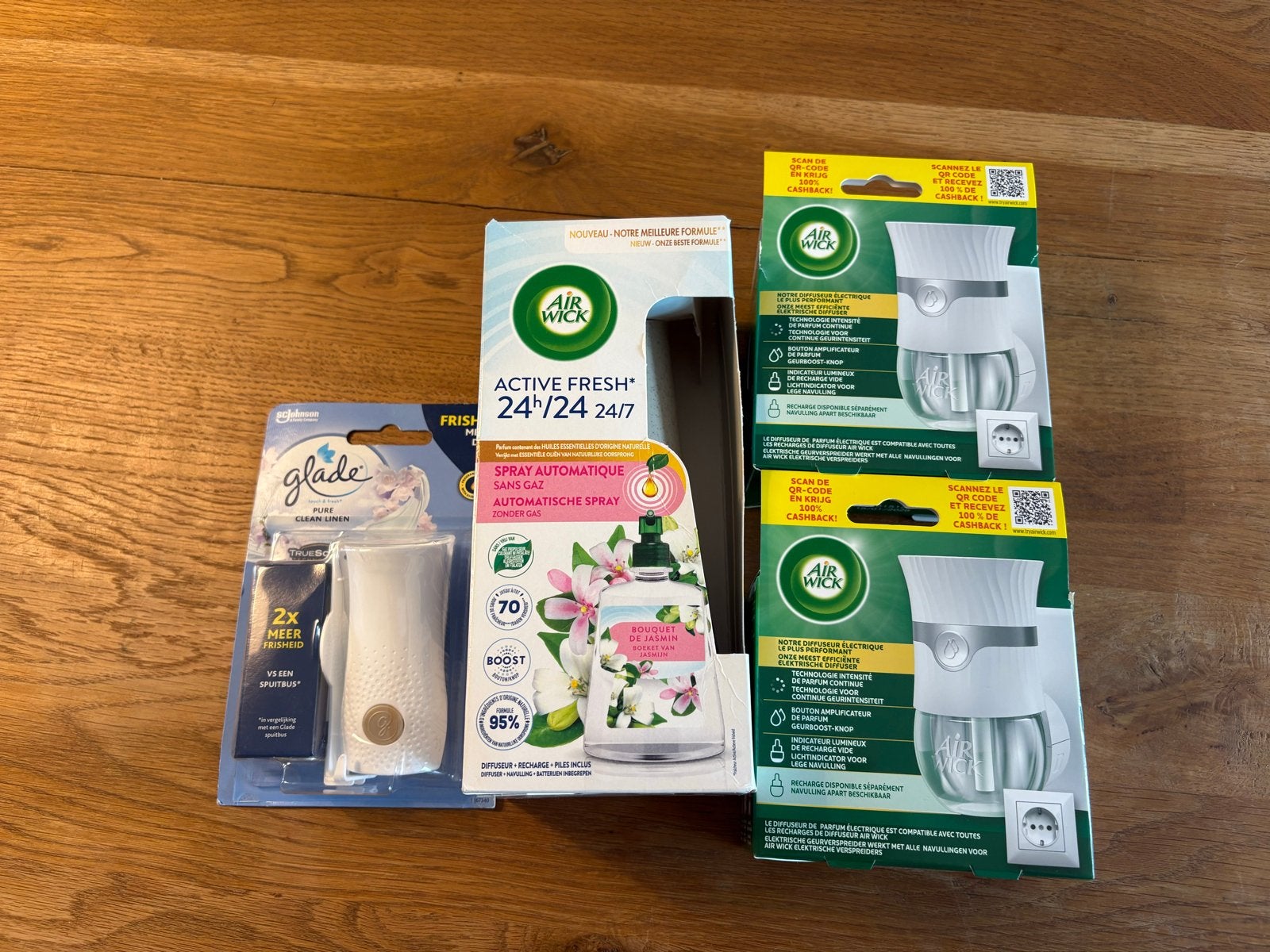 Nieuwe Air Wick en Glade Geurverspreiders Set, Ophalen of Verzenden, Nieuw