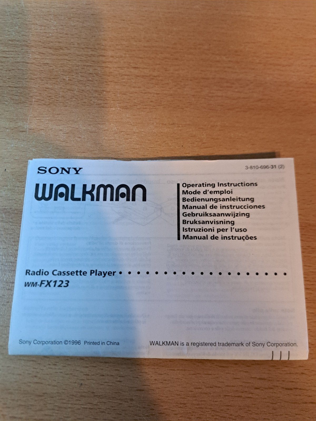 Sony Walkman, Ophalen of Verzenden, Walkman