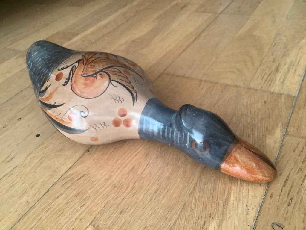 vintage beeld eend beeldje woondecoratie keramiek, Ophalen