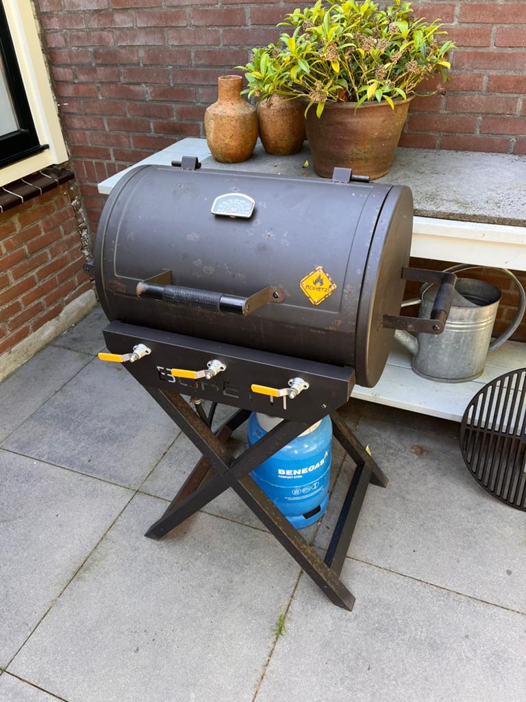 Boretti Addizio gas barbecue, Ophalen, Gebruikt