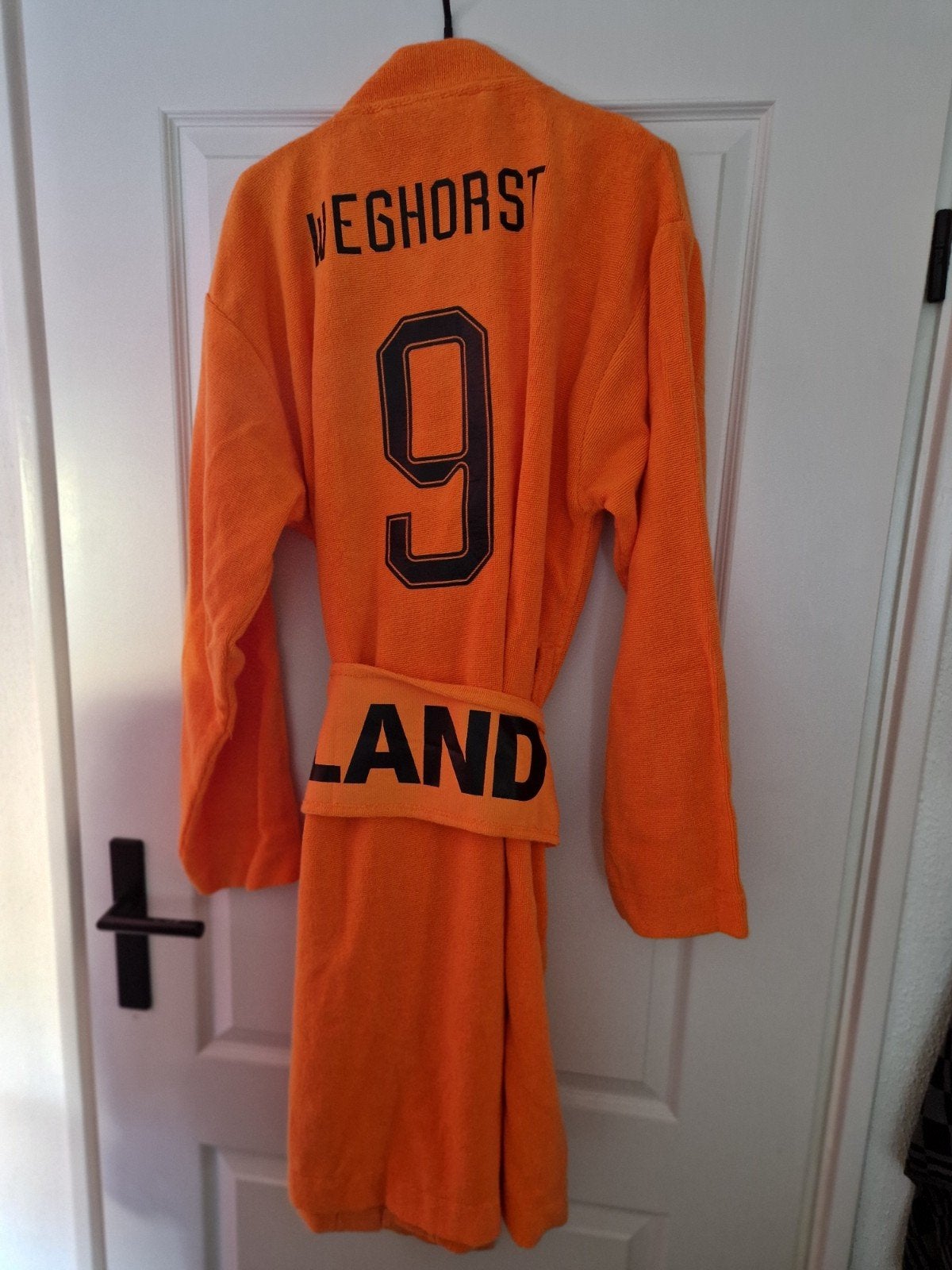 Oranje WK Badjas Wout Weghorst #9 - Maat M, WKactie, Ophalen, Nieuw