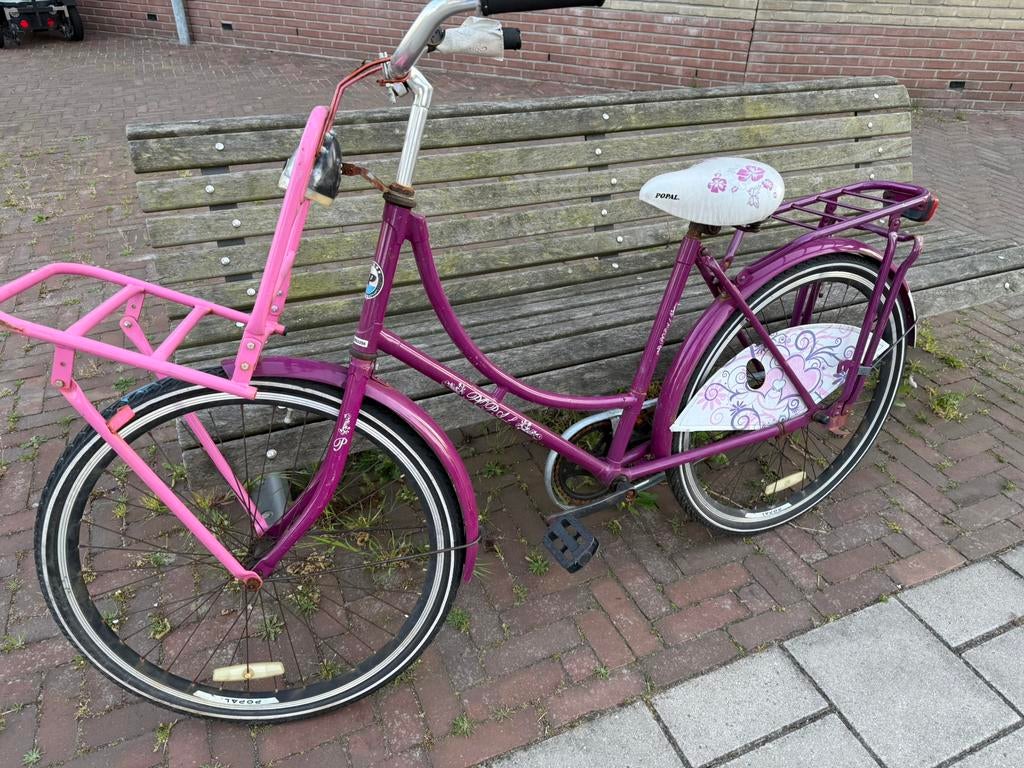 Roze popal meisjesfiets, Ophalen of Verzenden, Zo goed als nieuw, Minder dan 16 inch