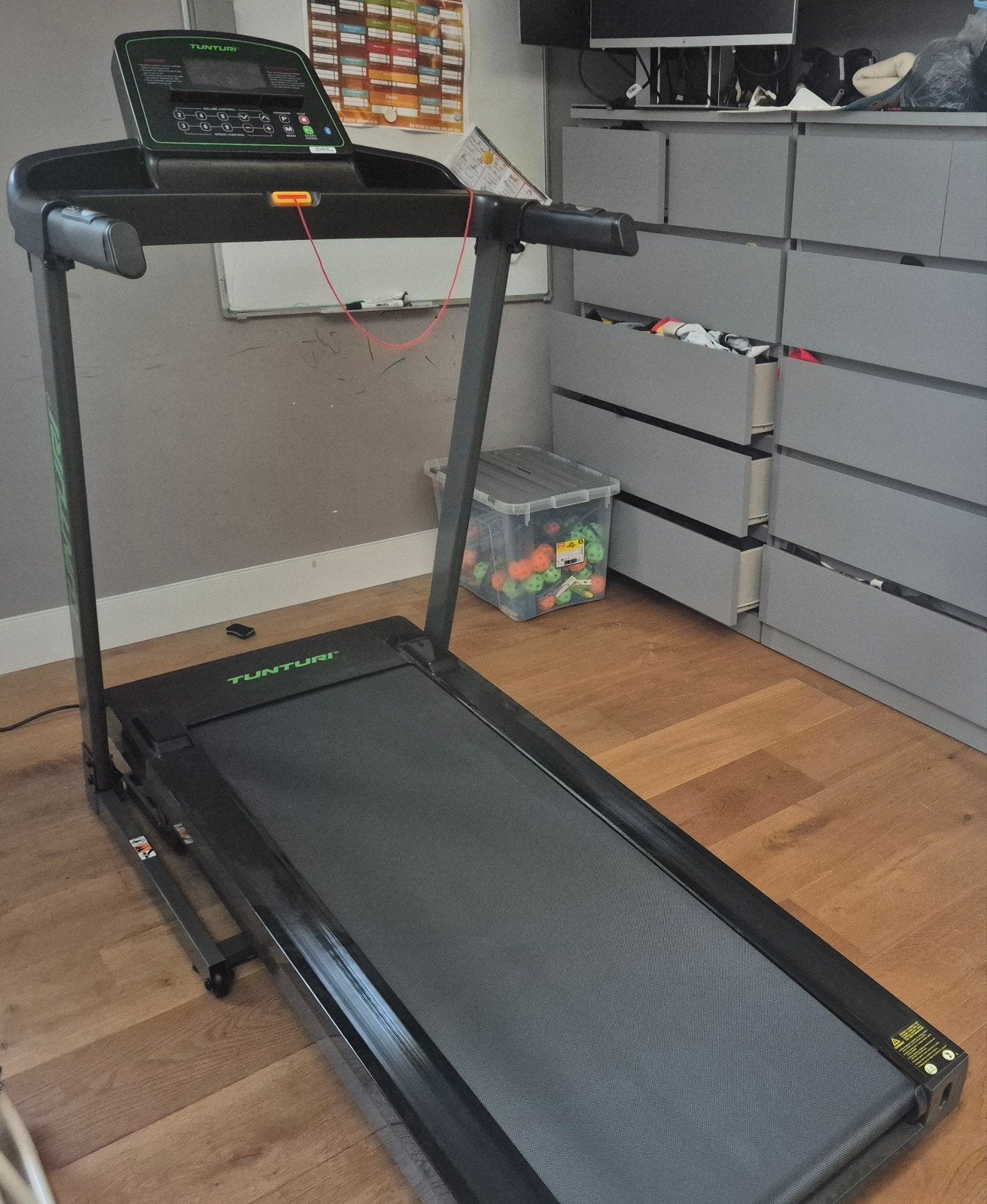 Tunturi Cardio Fit T40 Loopband met hellingvlak, Ophalen, Zo goed als nieuw, Metaal, Loopband