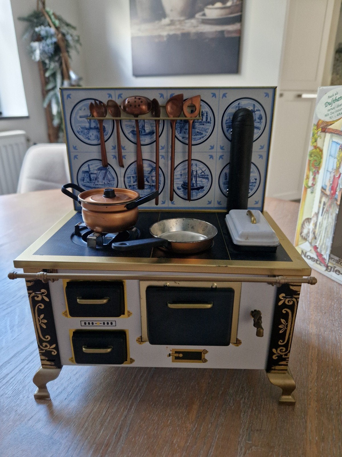 Prachtig blikken speelgoed fornuisje origineel merk Schopper, Ophalen of Verzenden