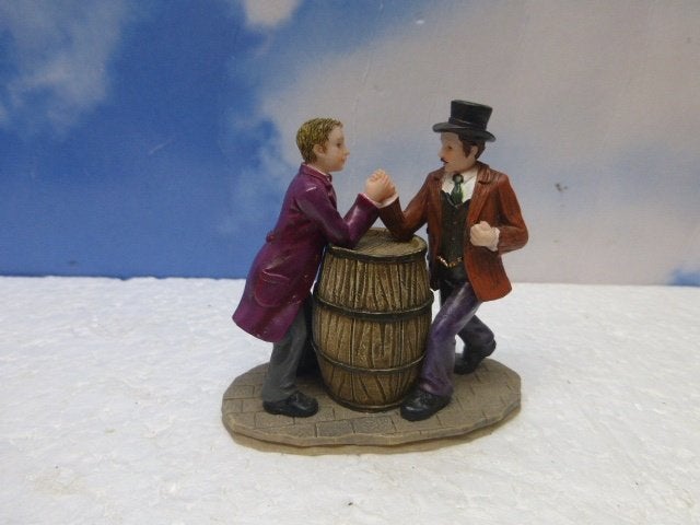 luville Timothy and John kerstdorp poppetje figurine beeldje, Ophalen of Verzenden, Gebruikt