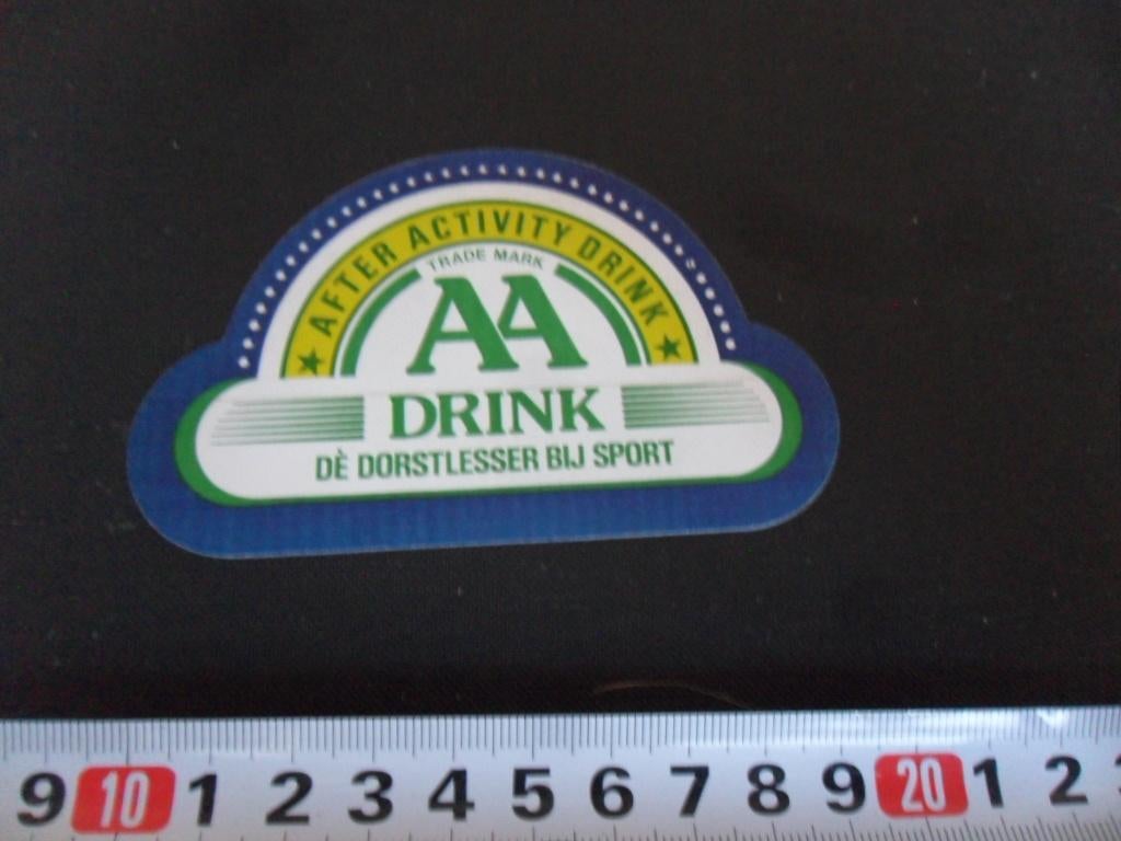 stickers AA Drink dè dorstlesser bij sport, Ophalen, Zo goed als nieuw