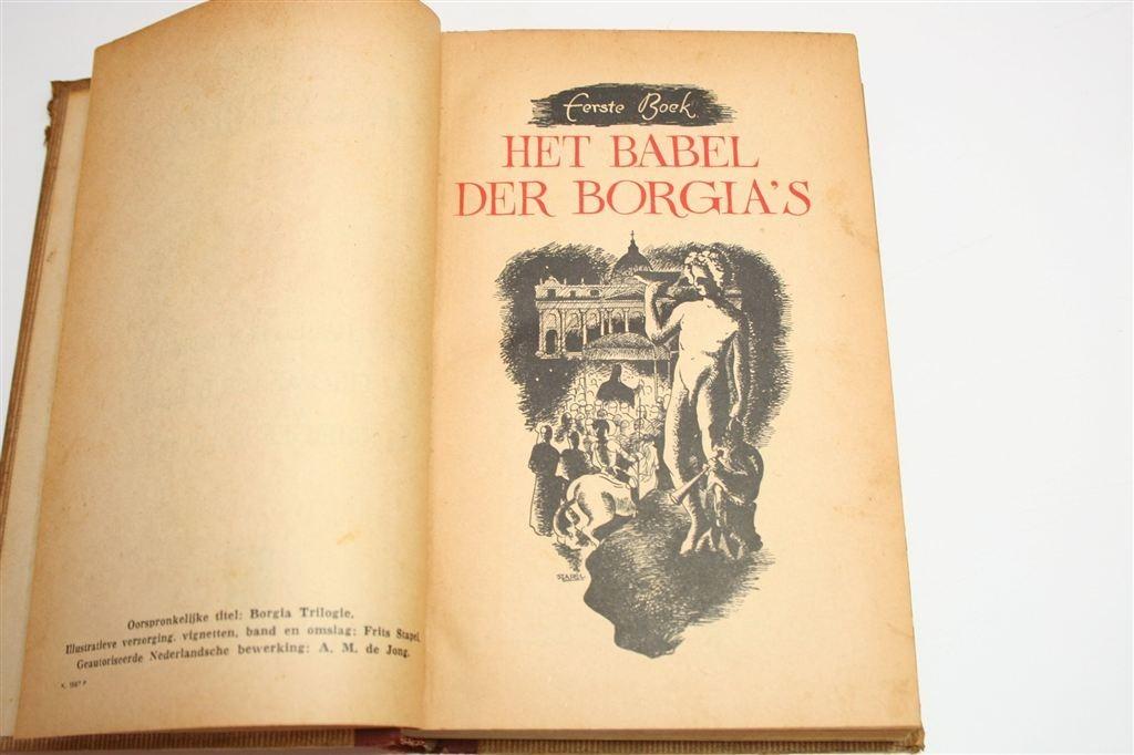 De Borgia Trilogie [1954] — Complete Historische Roman, Ophalen of Verzenden, Gelezen