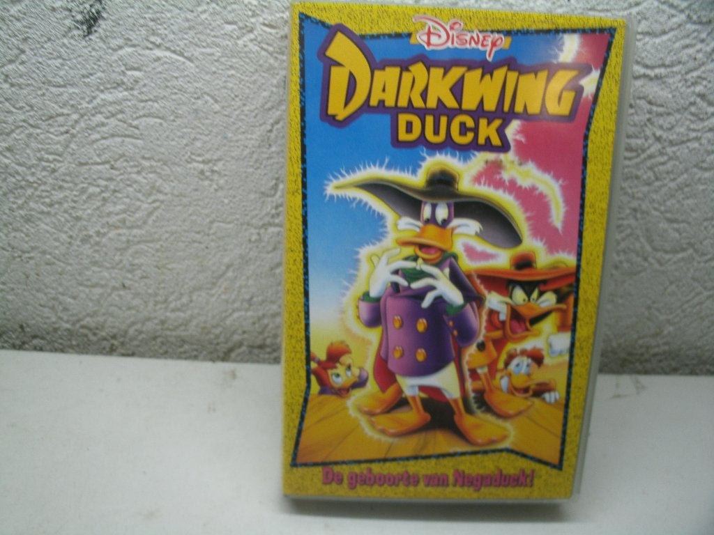 vhs 62a darkwing duck de geboorte van megaduck, Alle leeftijden, Ophalen of Verzenden, Zo goed als nieuw