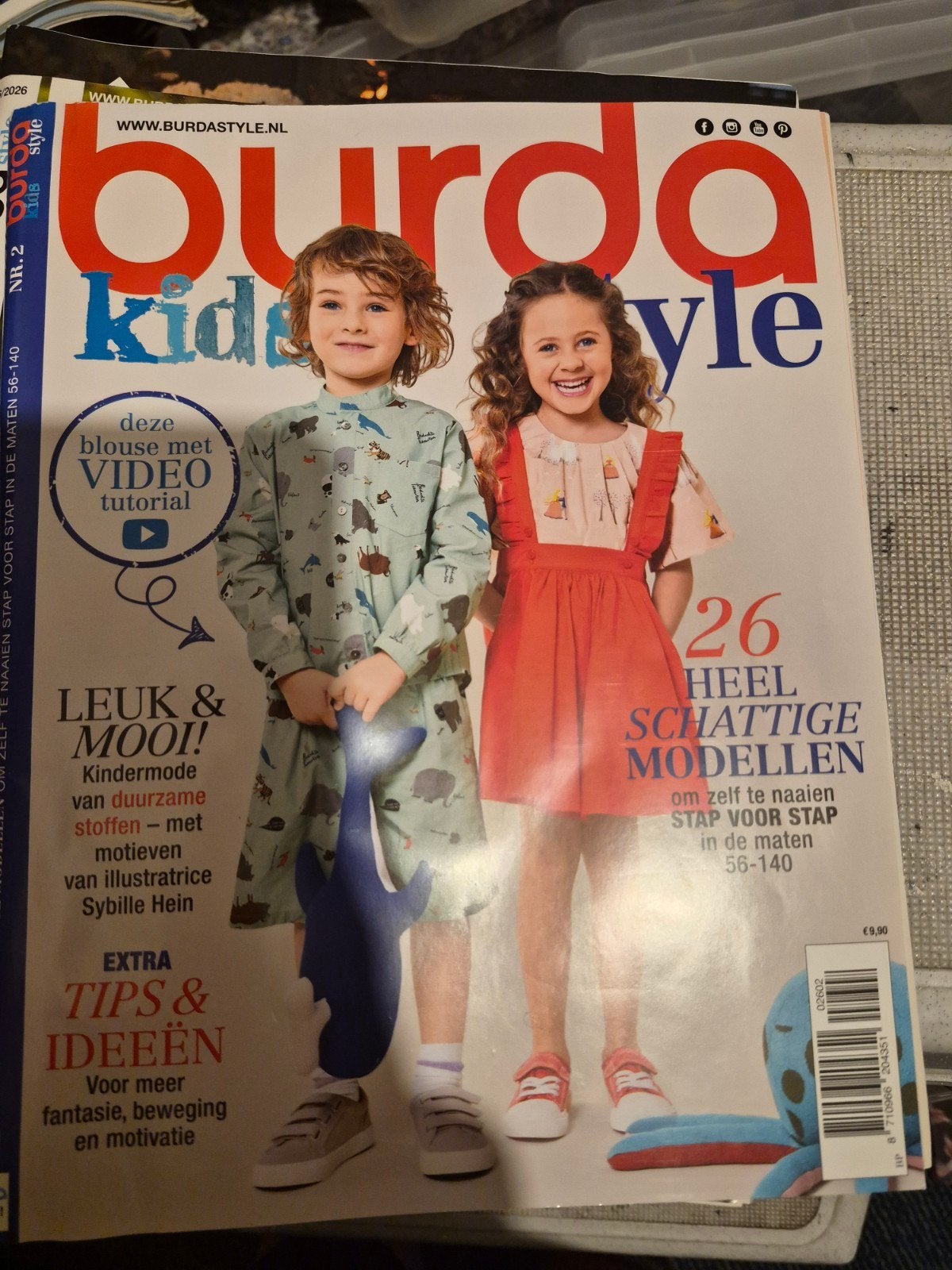 Burda Kids Style 2/2026 - Naaipatronen voor Kinderkleding, Overige typen, Kind, Zo goed als nieuw, Burda
