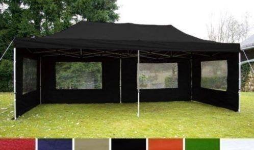 Topklasse 3x6m Vouwtent. Easy Up Vouw-Partytent Zwart Nieuw, Opvouwbaar, Partytent, Nieuw, Ophalen of Verzenden