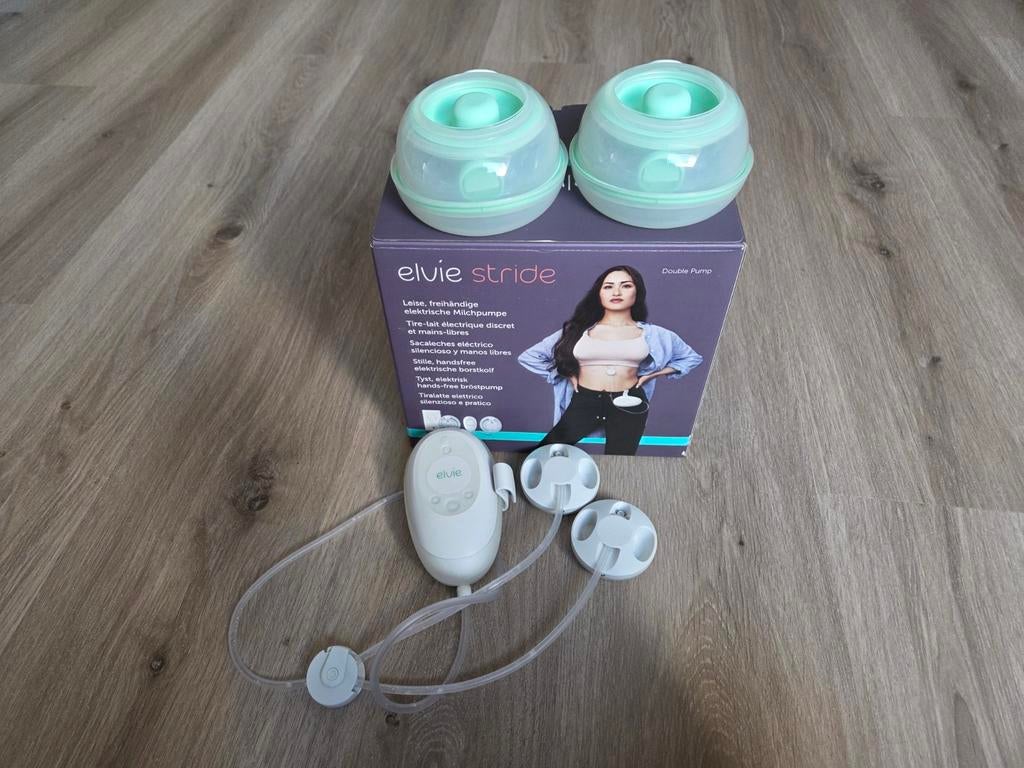 Elvie Stride Dubbele Borstkolf Handsfree, Ophalen of Verzenden, Zo goed als nieuw