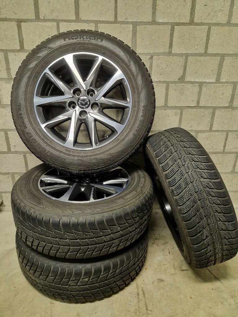 Originele Mazda CX3 / CX5 velgen met winterbanden 17 inch, Auto-onderdelen, Ophalen, Mazda