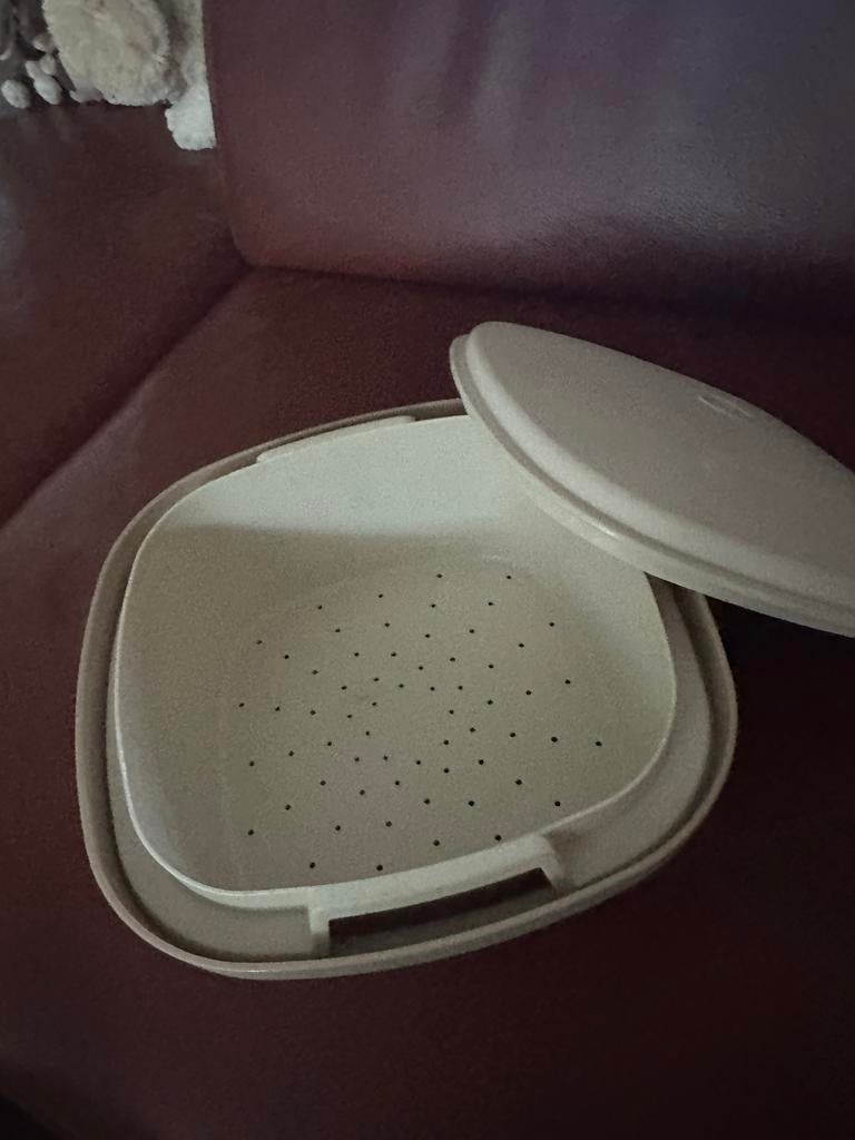 Tupperware Serveerwonder, Huis en Inrichting, Ophalen of Verzenden, Gebruikt, Crème, Bak of Kom