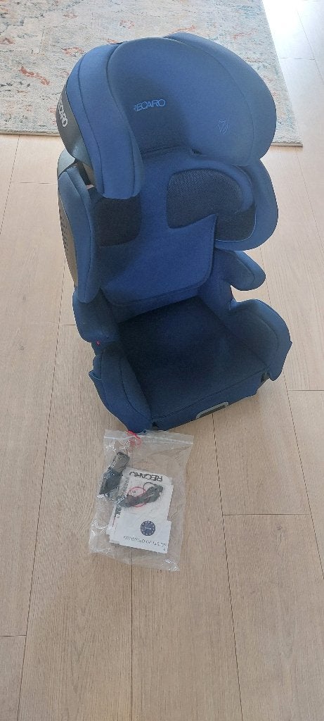Recaro Mako Elite i-Size autostoel blue - isofix, Gebruikt, 15 t/m 36 kg, Verstelbare rugleuning, Isofix