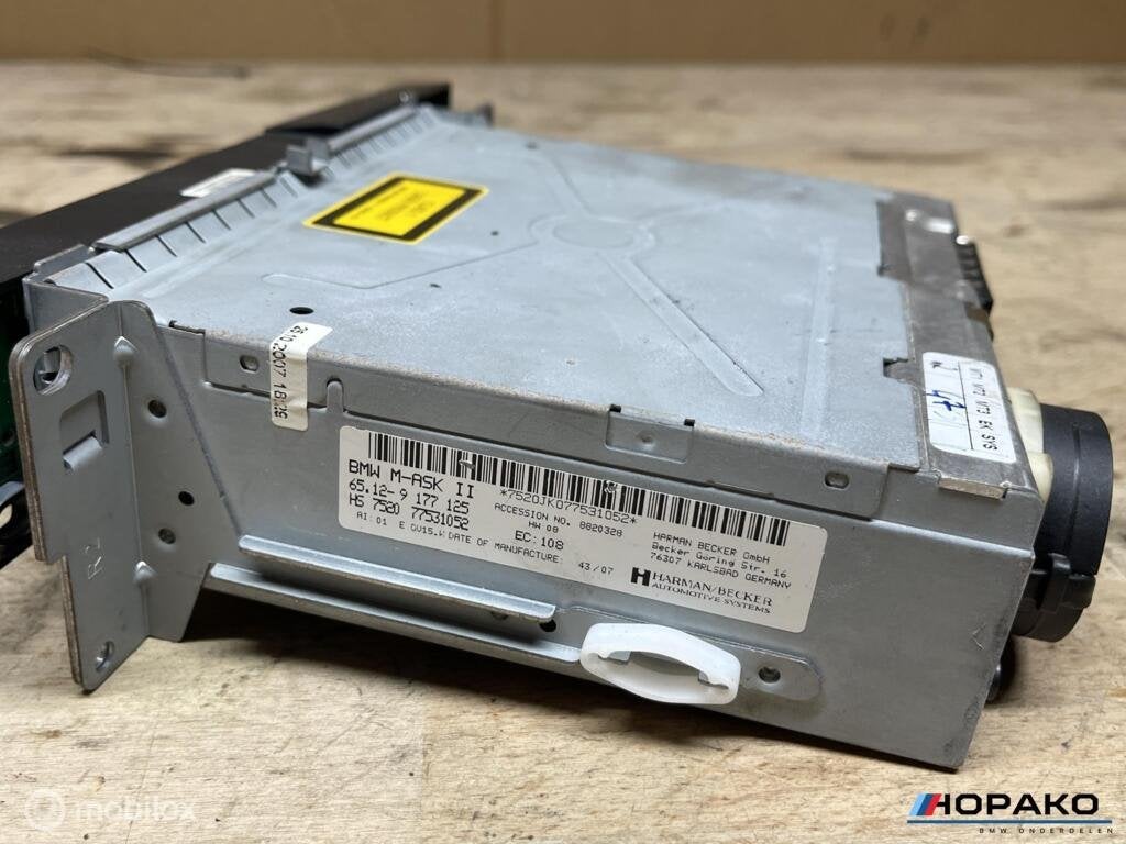 Radio M-ask ccc BMW 5 serie E60 E61 | 65129177125, Auto-onderdelen, Gebruikt, Einsteinlaan 5 rijswijk, Bmw, Ophalen of Verzenden