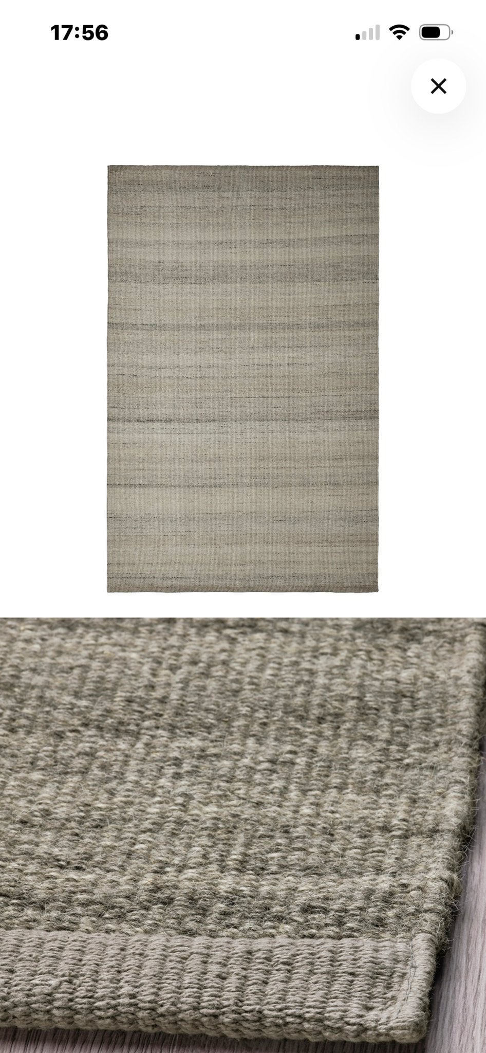 IKEA Tidtabell vloerkleed van wol en katoen 2 x 3 meter, Ophalen, Gebruikt, 150 tot 200 cm, 200 cm of meer
