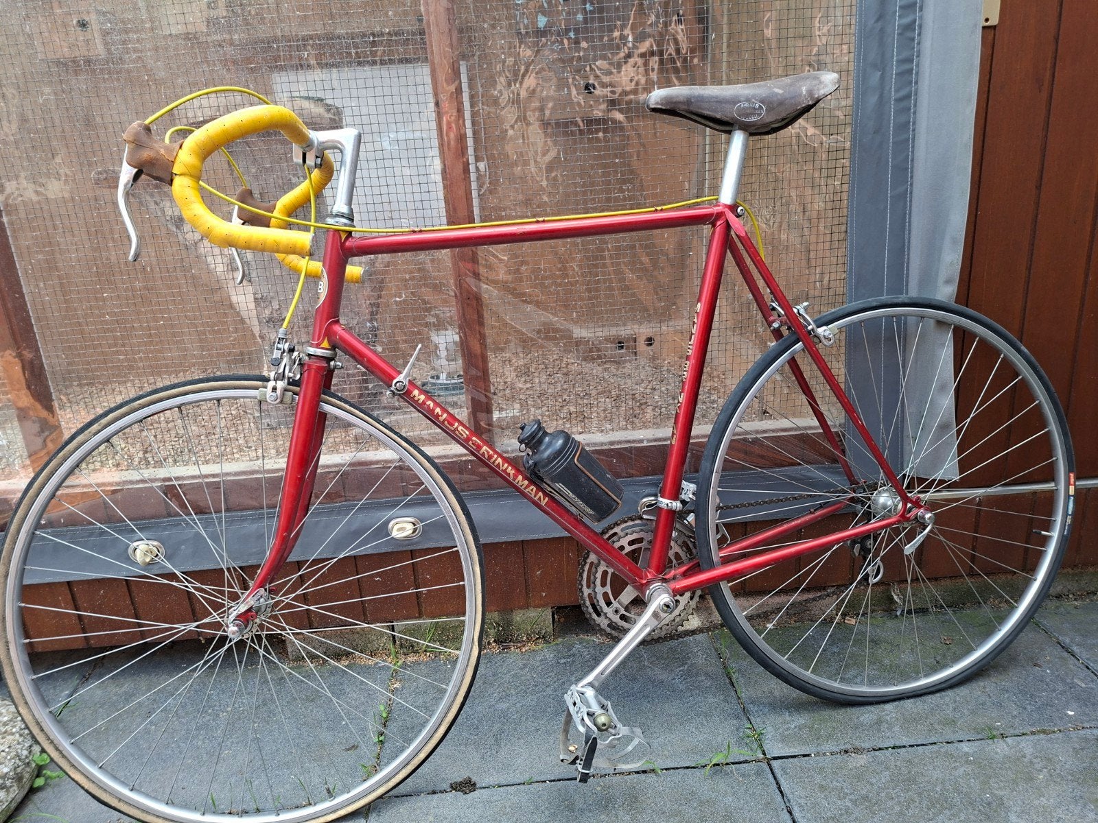Manus Brinkman Vintage Racefiets 1985 - Rode Klassieker, Ophalen, Gebruikt