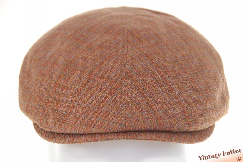 flatcap Platte pet Hatland Burnt Orange zijde 55-56 =S nieuw, Hatland Burnt Orange, Nieuw, Ophalen of Verzenden, Pet