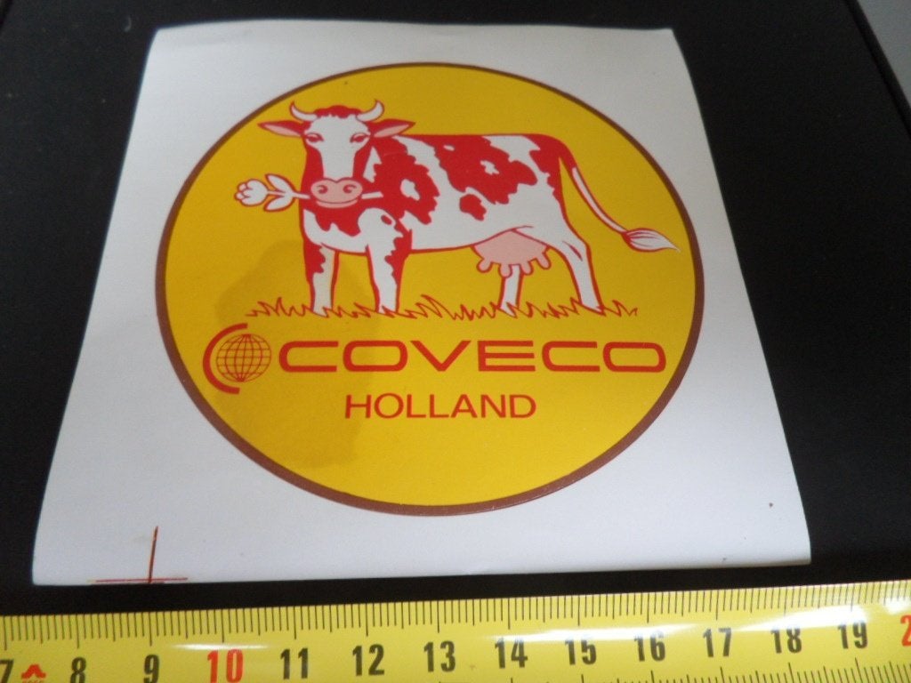 sticker COVECO Holland Koe, Ophalen, Zo goed als nieuw