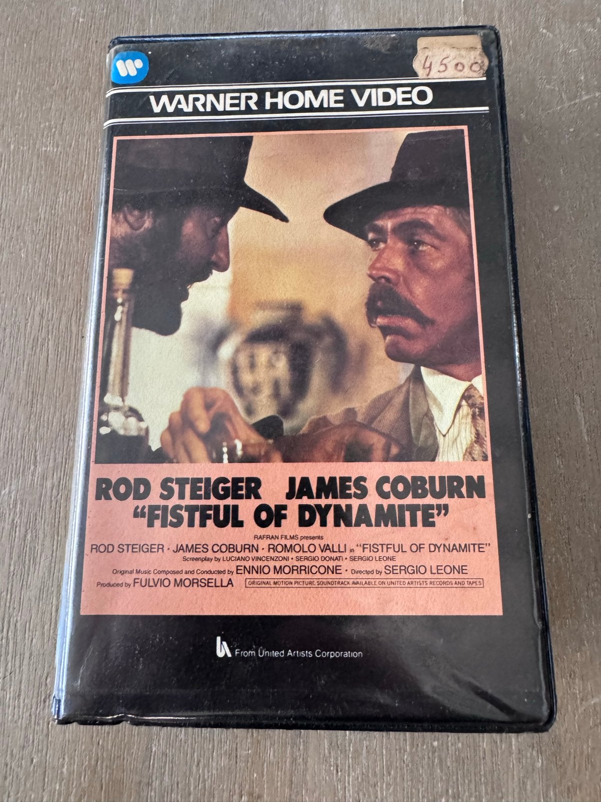 Fistful of Dynamite - Sergio Leone VHS (Nederlands ondertite, Nederlands ondertiteld, Gebruikt, Vanaf 16 jaar, Verzenden