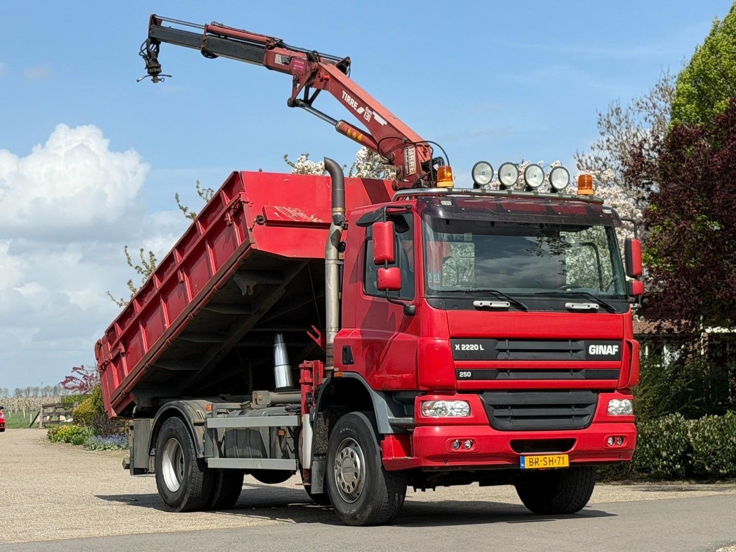Ginaf X2220L 4x4! KRAAN/KIPPER DRIEZIJDIG! DK1207, Overige kleuren, Ginaf, Origineel Nederlands, Bedrijf