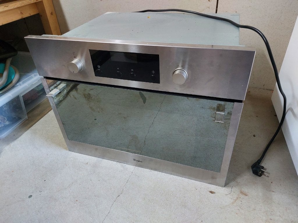 Whirlpool combi-oven magnetron - hendel defect, Ophalen, Minder dan 45 cm, Whirlpool, Gebruikt