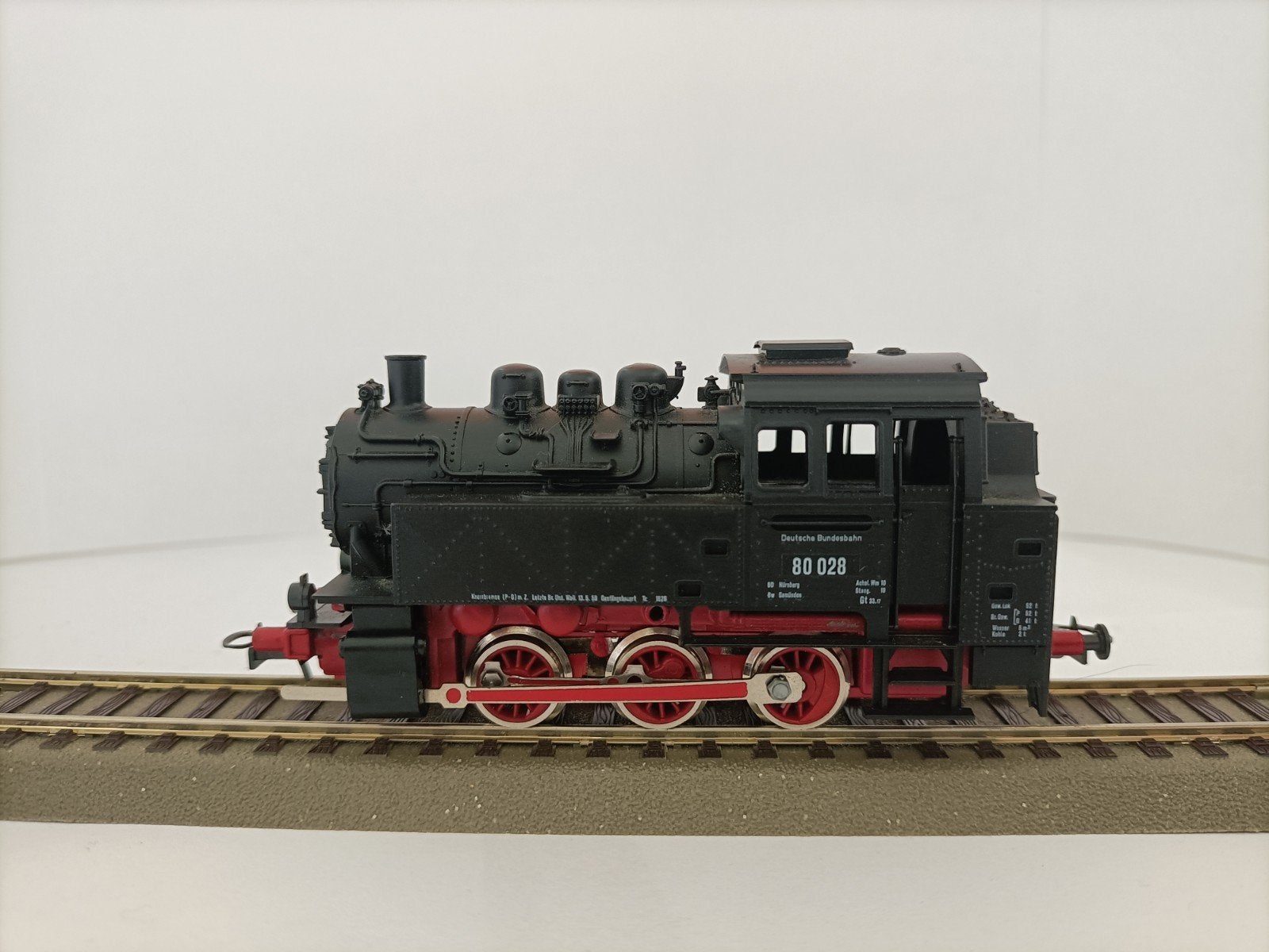 Roco H0 - Stoomlocomotief BR 80 028 DB (Gelijkstroom Analoog, Hobby en Vrije tijd, Ophalen, Gebruikt, Roco, Analoog