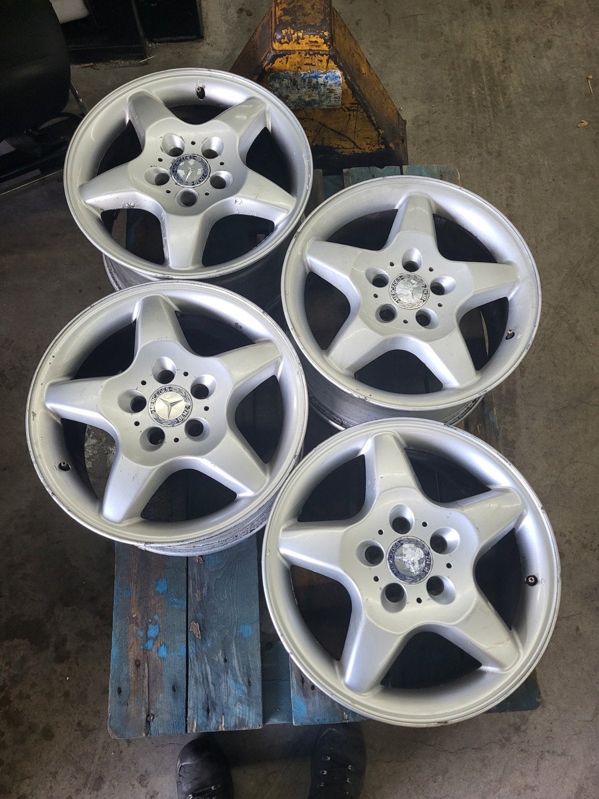 Mercedes-Benz ML Velgen 17 inch 5x112, Auto diversen, Ophalen, Gebruikt