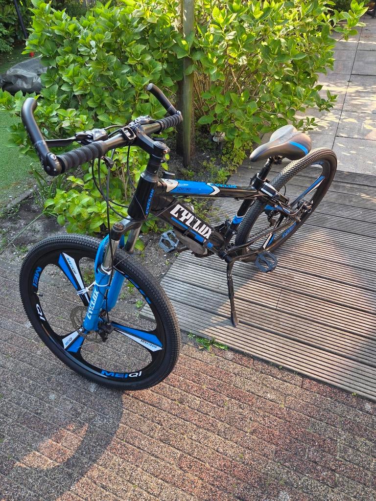 Gebruikte mountainbike 26 inch, 21 versnellingen, Gebruikt, Velgrem, Versnellingen, Ophalen