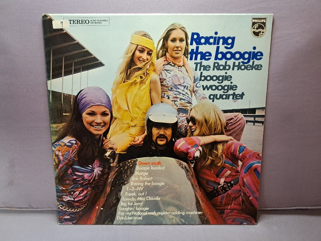 lp. Rob Hoeke Boogie Woogie Racing the Boogie. ex+/M-, LP, Gebruikt, Overige genres, Originele persing