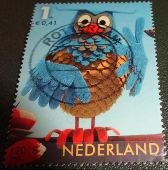 Kinderzegel - 3694b - 2018 - Fabeltjeskrant - Meneer de Uil, Postzegels en Munten, Postzegels | Nederland, Verzenden, Na 1940