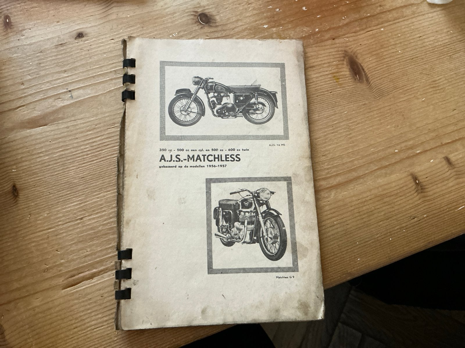 AJS-Matchless Gebruikershandleiding 1950-1957, Ophalen of Verzenden, Overige merken
