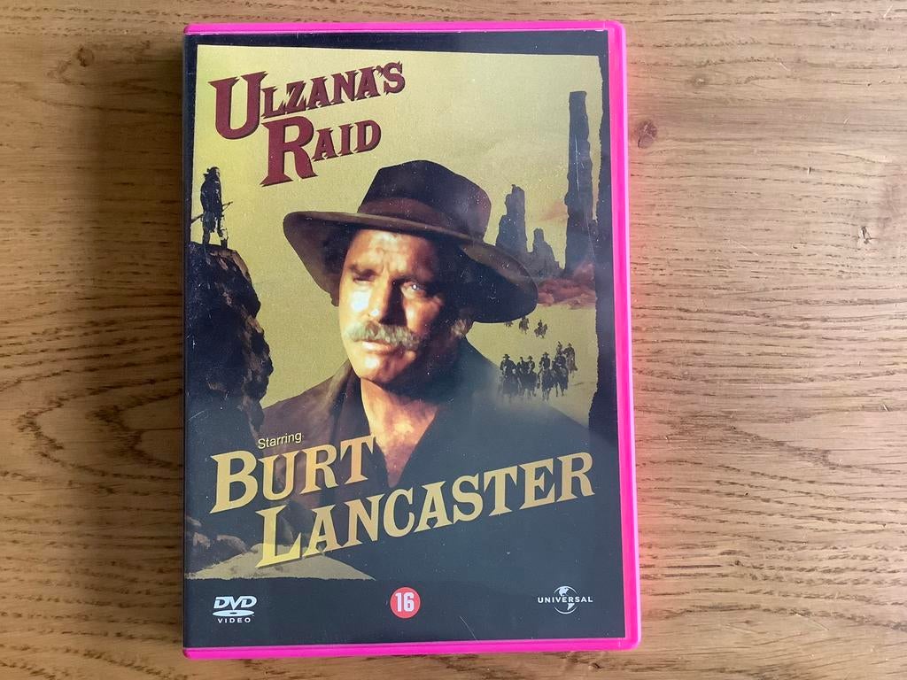 4). Ulzana's, regie Raid Robert Aldrich met Burt Lancaster., Cd's en Dvd's, Vanaf 16 jaar, Ophalen of Verzenden, Gebruikt, Overige genres
