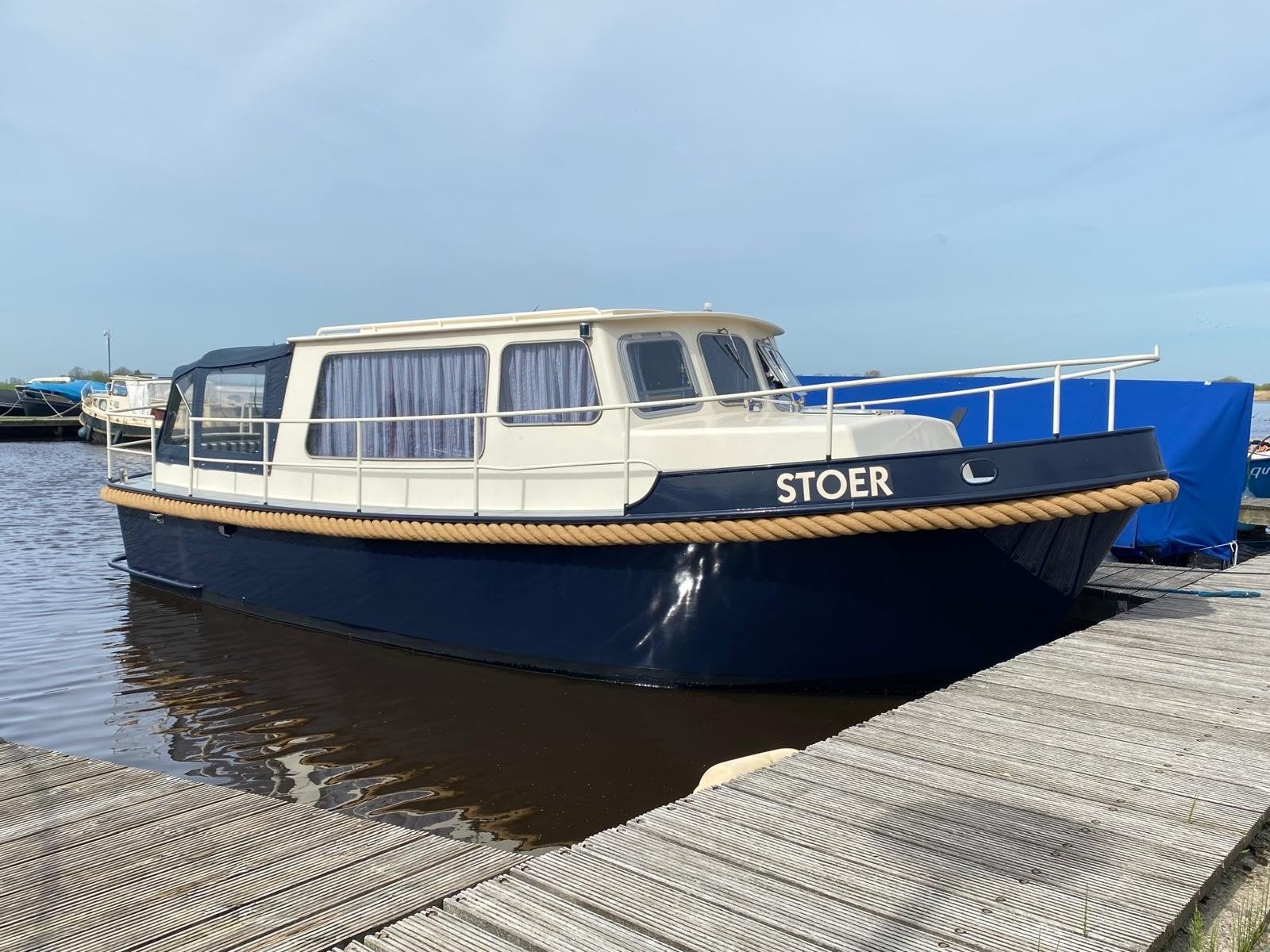 Stoere Motorboot Bully 850, Watersport en Boten, Gebruikt, Binnenboordmotor, Diesel, Kruiser