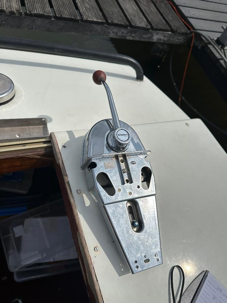 Teleflex Morse gashendel topmontage, Watersport en Boten, Ophalen, Zo goed als nieuw, Motor en Techniek, Motorboot