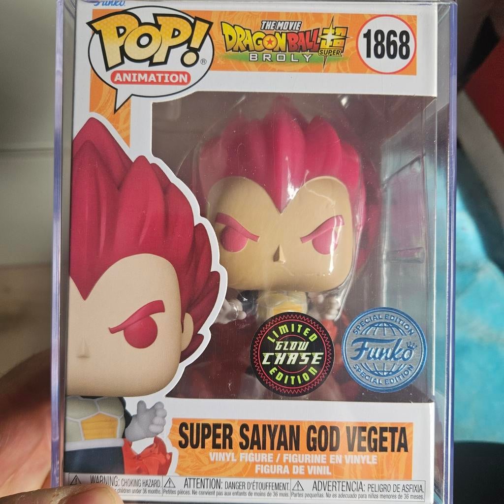 Funko Pop! Super Saiyan God Vegeta 1868 Chase Edition, Ophalen of Verzenden