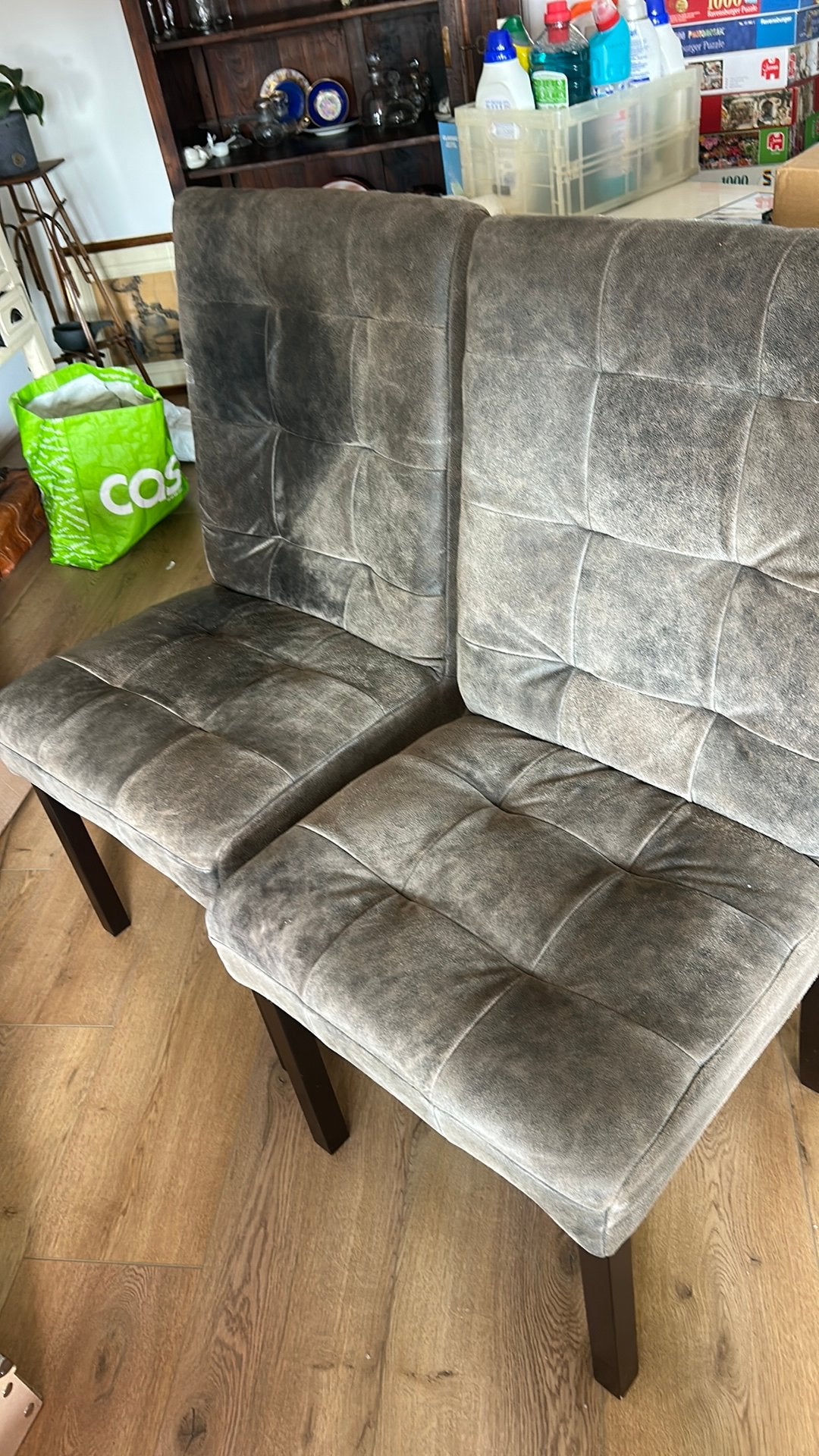 Toop kleurige stoelen 4x, Huis en Inrichting, Stoelen, Ophalen, Zo goed als nieuw, Vier