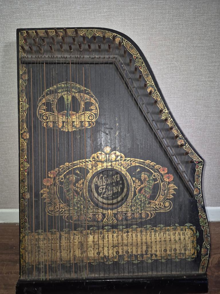 Antieke autoharp, Ophalen of Verzenden, Gebruikt