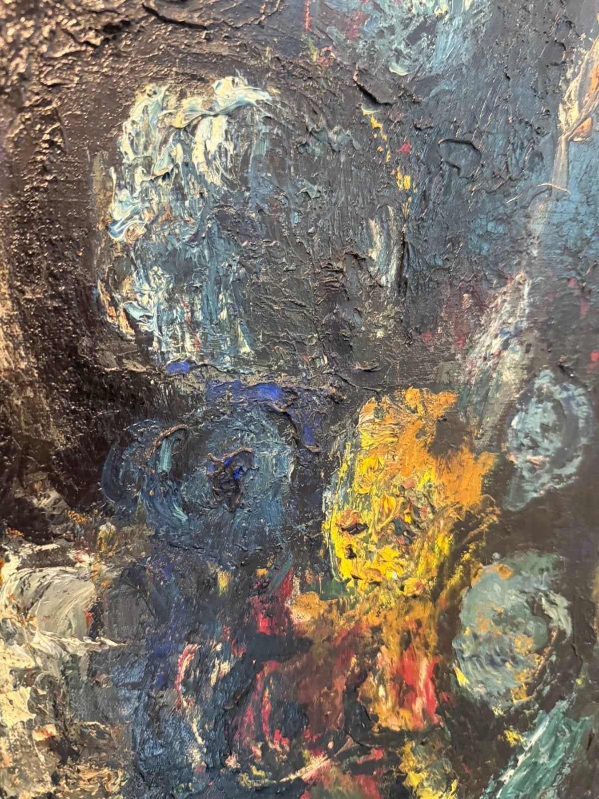 Theo vd Horst schilderijen. Bloemstillev kerklandschap, Antiek en Kunst, Kunst | Schilderijen | Klassiek, Ophalen, Doek, Expressionistisch