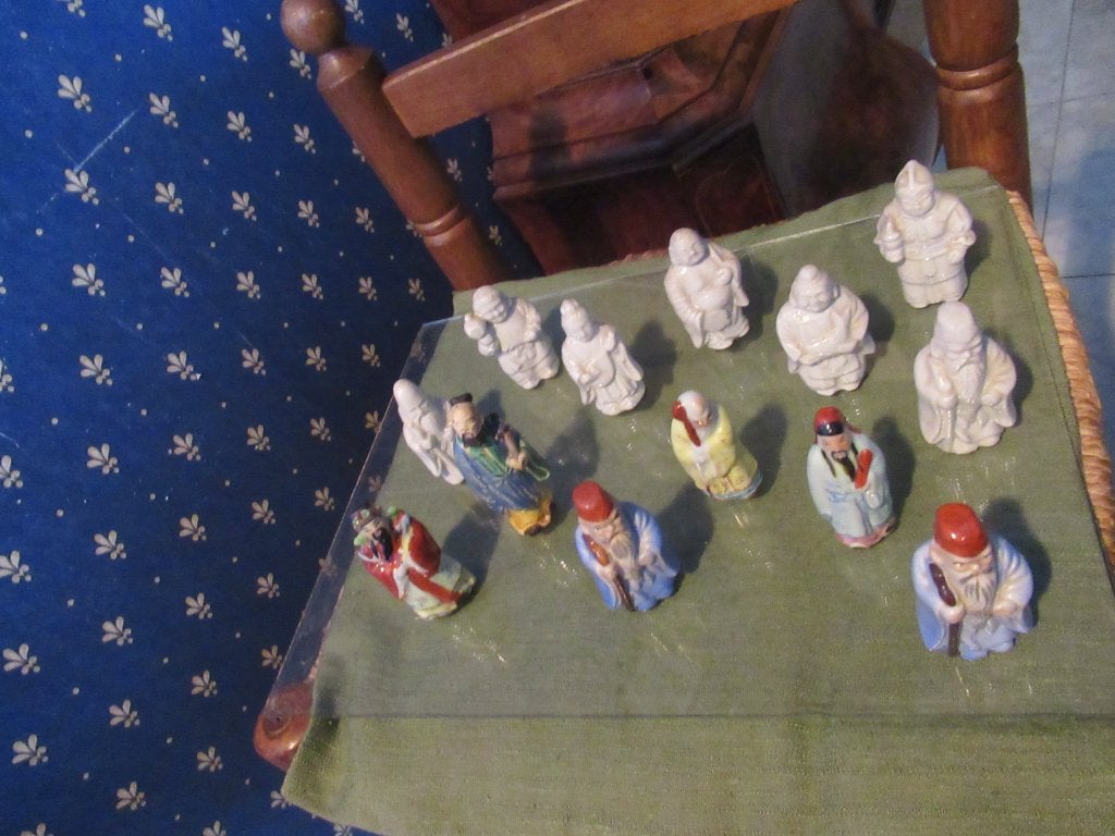 13  Oosterse  Beeldjes, Verzamelen, Ophalen of Verzenden, Zo goed als nieuw, Mens